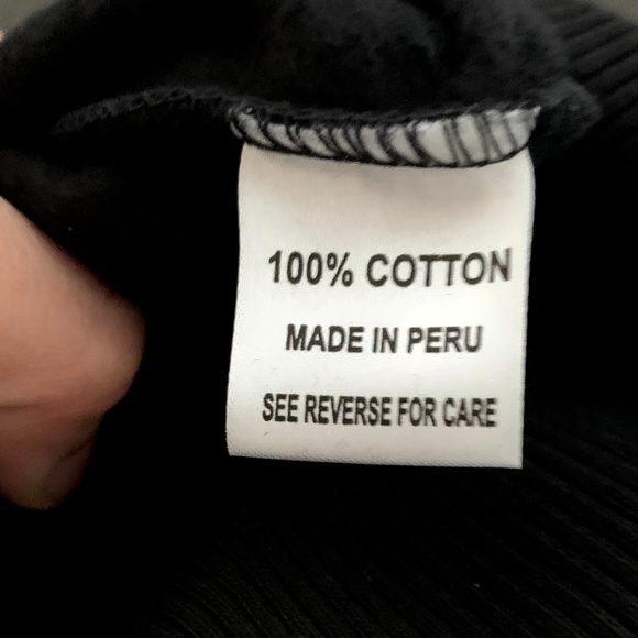 Black Pullover Crop Top Flawless Small - Picture 3 of 5